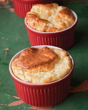 Суфле из сыра с ветчиной