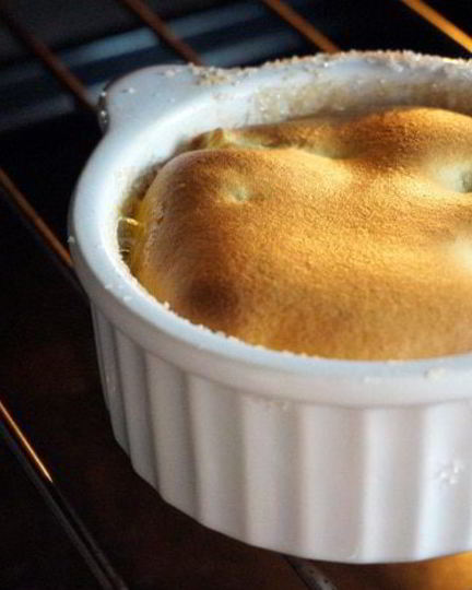 Рецепт суфле с белым шоколадом