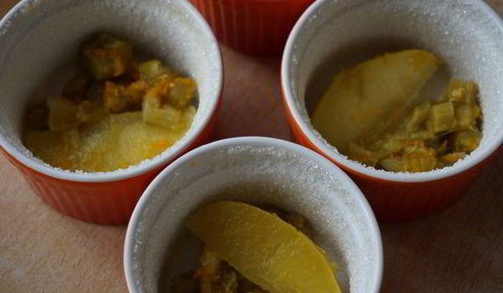 суфле с белым шоколадом