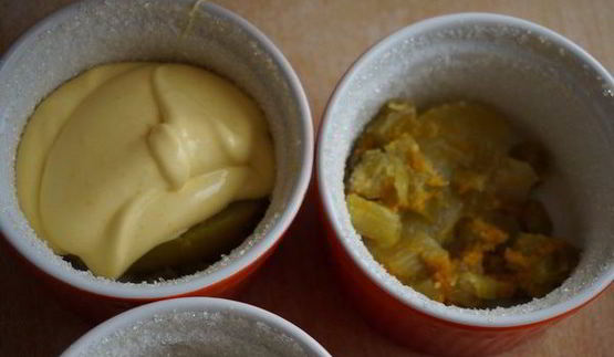 суфле с белым шоколадом