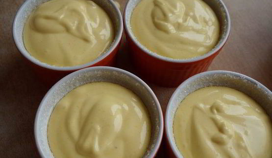 суфле с белым шоколадом