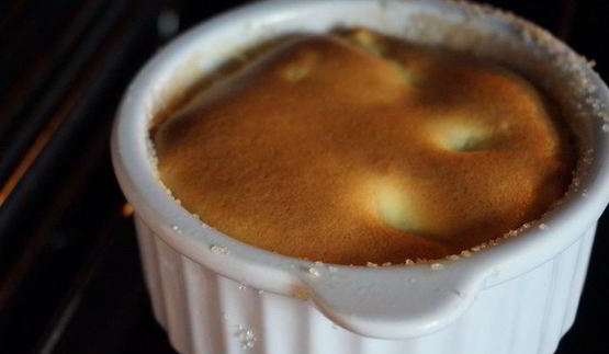 суфле с белым шоколадом