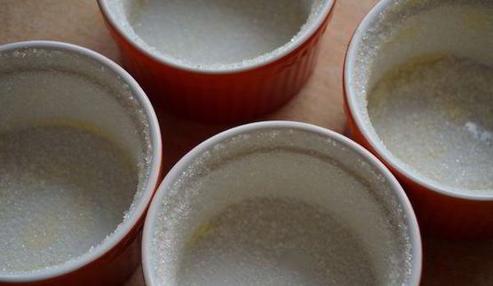 суфле с белым шоколадом