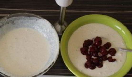 суфле с вишней