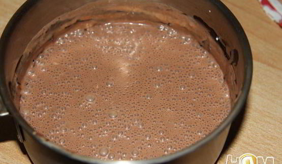 суфле творожно-банановое с шоколадом