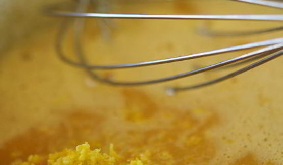 свекольное суфле с апельсиновым курдом