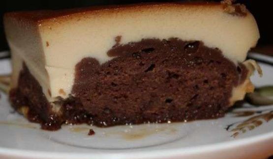 торт-суфле карамельно-молочный