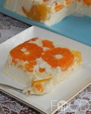 Творожное суфле с желатином