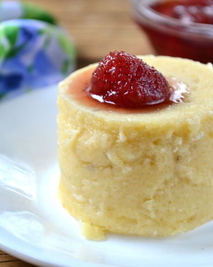 Рецепт творожного суфле в микроволновке