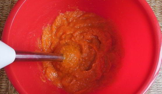 тыквенно-оливковое суфле