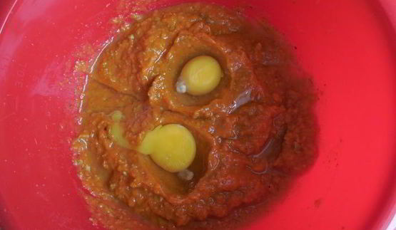 тыквенно-оливковое суфле