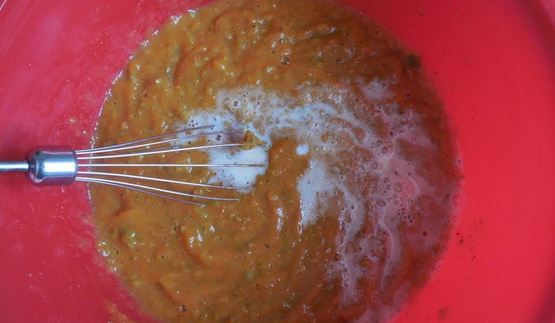 тыквенно-оливковое суфле