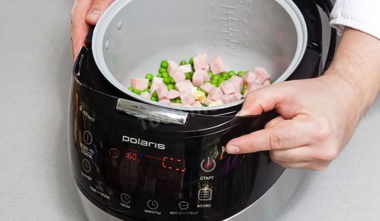 яичное суфле с ветчиной в мультиварке