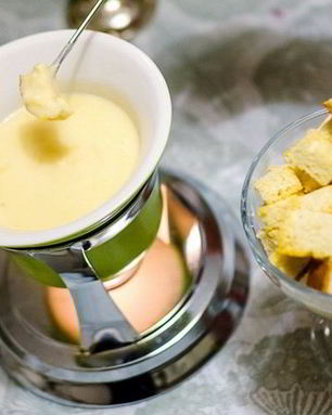 Сырное фондю без вина