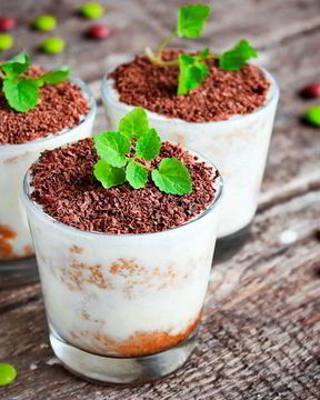 Парфе Тирамису с маскарпоне и шоколадом