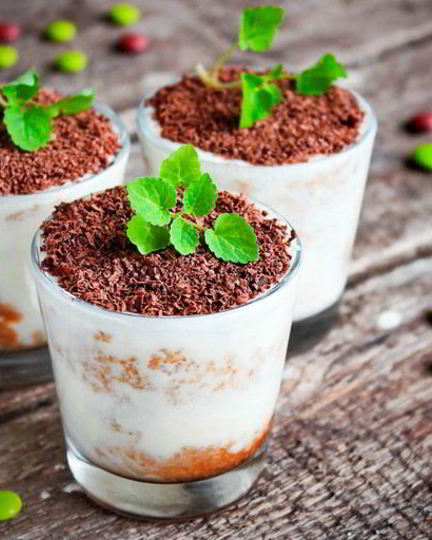 Рецепт парфе тирамису с маскарпоне и шоколадом