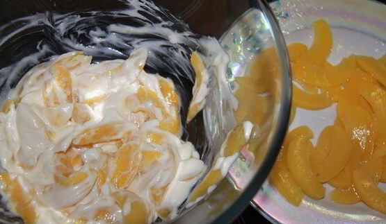 персиковый тирамису