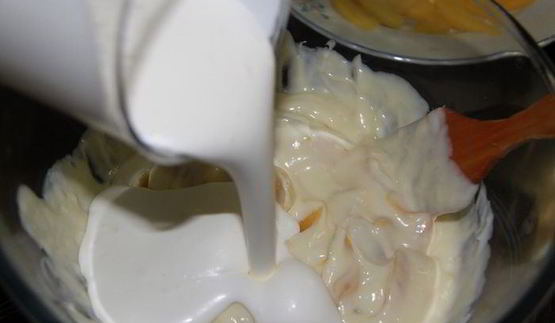 персиковый тирамису