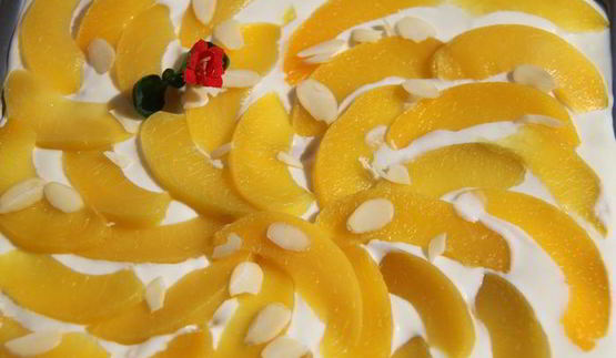 персиковый тирамису