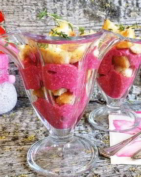 Свекольный тирамису