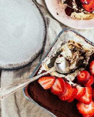 Тирамису клубничный