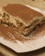 Тирамису с геркулесом и отрубями