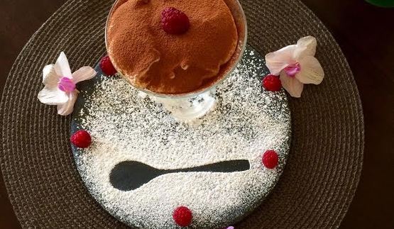 тирамису с малиной