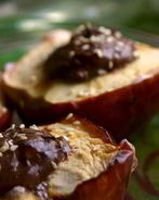 Яблоки с шоколадным сыром