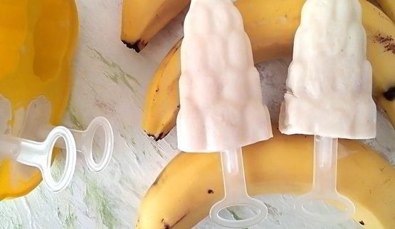 замороженный десерт из бананов