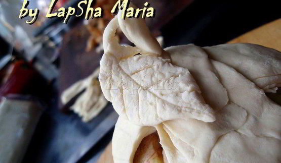 запеченные в тесте яблоки с ягодной начинкой