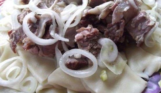 бешбармак из говядины