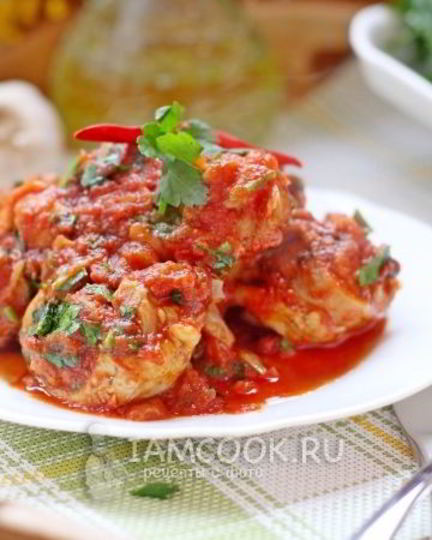 Рецепт чахохбили из курицы в мультиварке