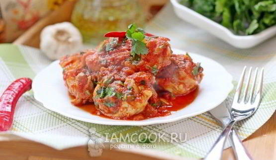 чахохбили из курицы в мультиварке