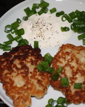 Драники из черного хлеба