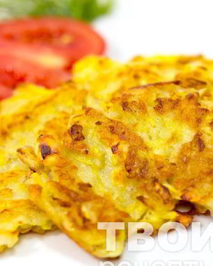 Драники из кабачков и картофеля