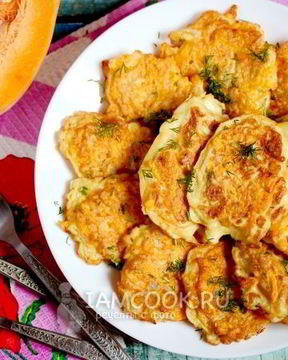 Драники из тыквы