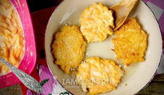 драники из тыквы