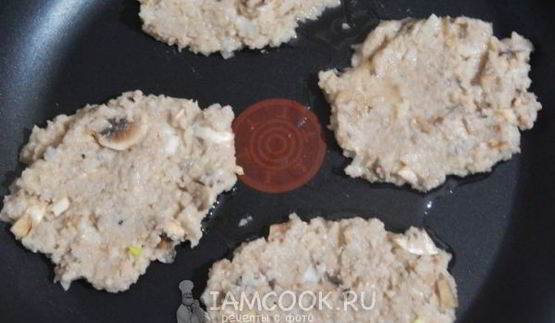 драники с грибами