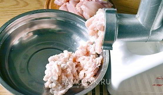 драники с куриным фаршем