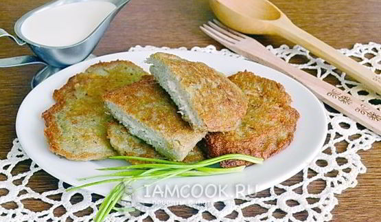 драники с куриным фаршем