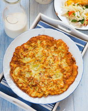 Драники с курицей