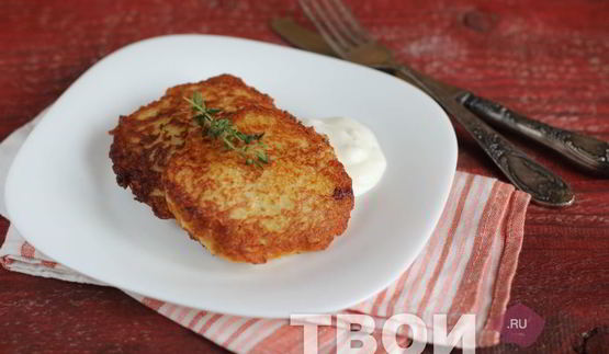 драники с мясом