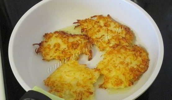 драники с сыром