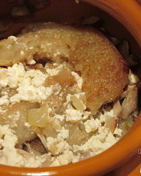 Драники в горшочках с курицей