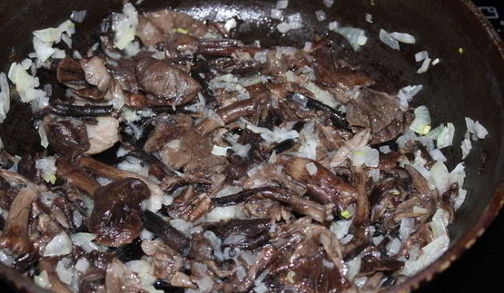 картофельные драники с грибным соусом