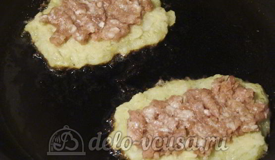 картофельные драники с мясом