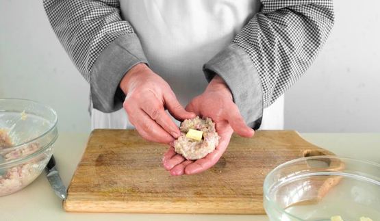 фрикадельки из курицы с копченым ароматом