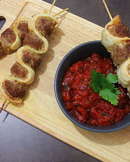 Рецепт фрикаделек на шпажках