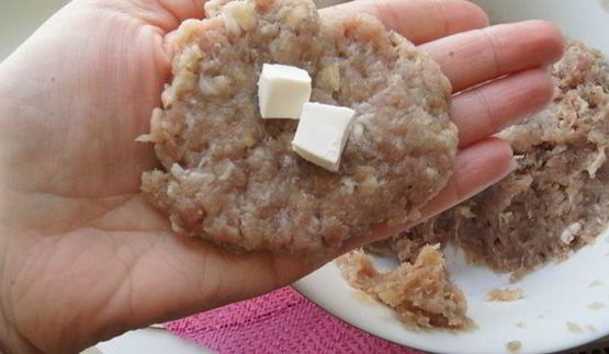 фрикадельки с фетой и соусом чимичурри