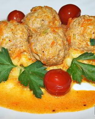 Фрикадельки с кабачком